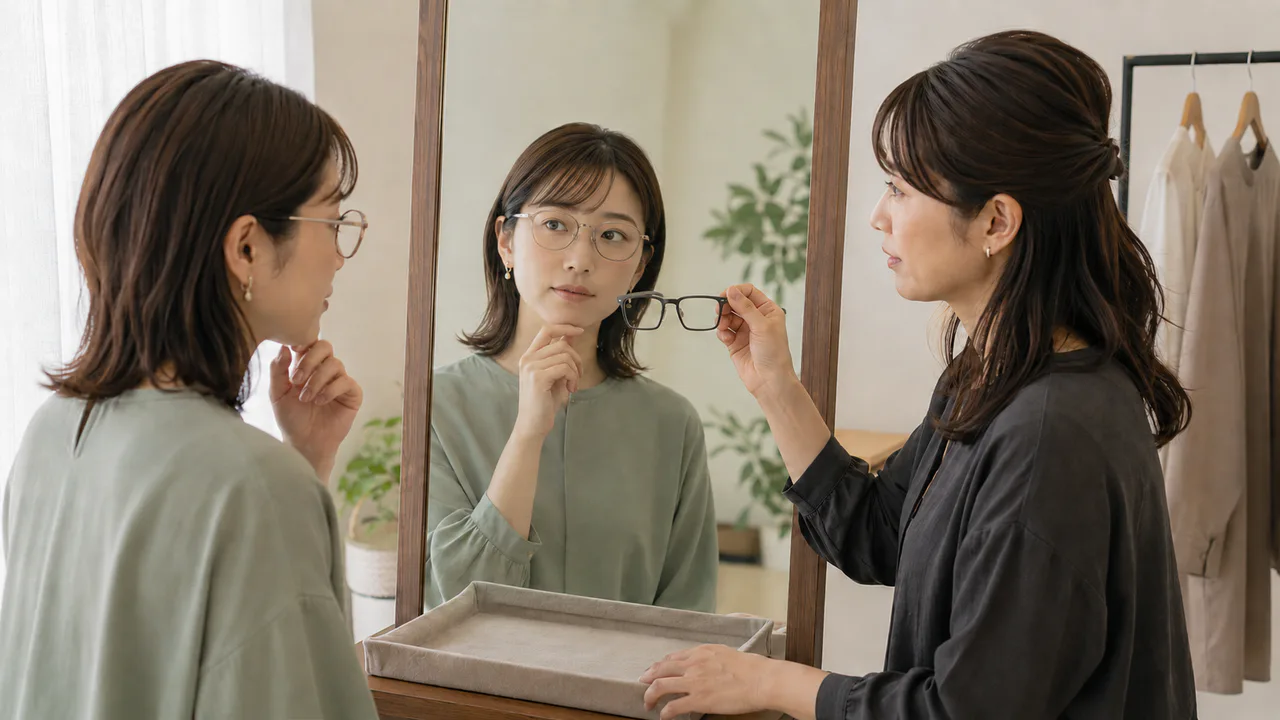 服・色・顔まわりを相談するイメージ