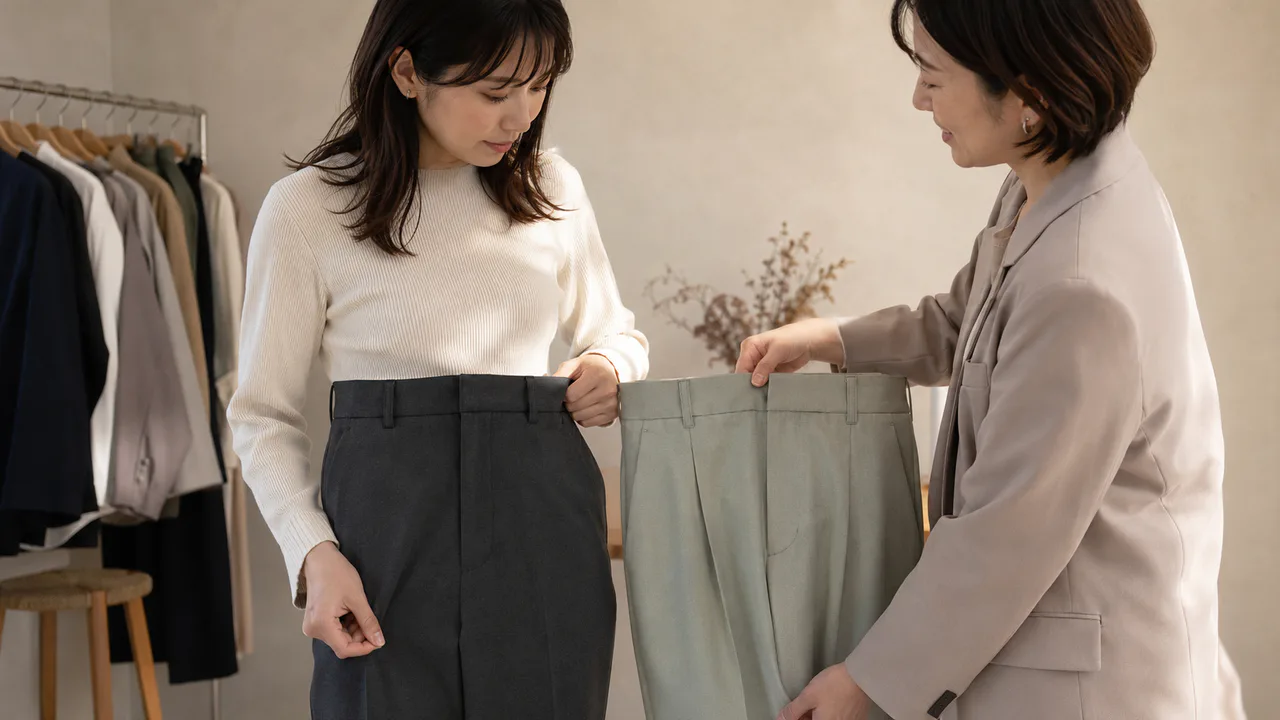 服・色・顔まわりを相談するイメージ