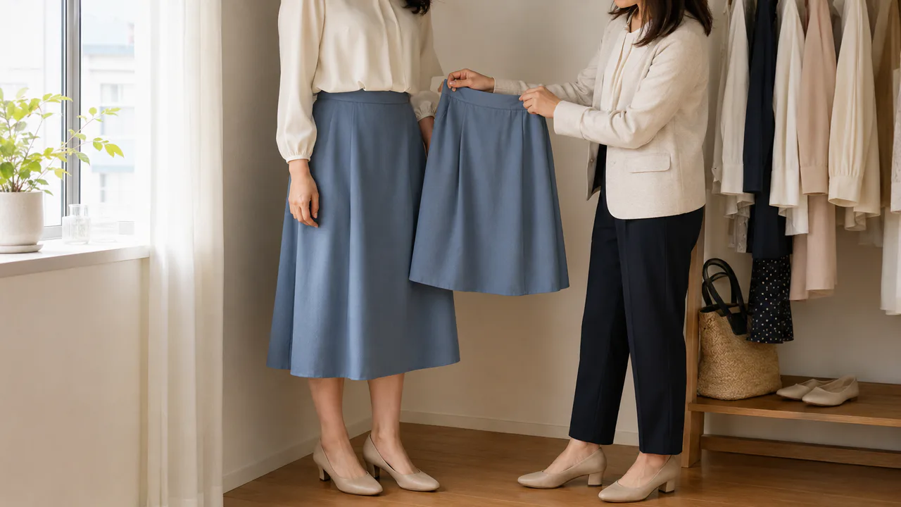 服・色・顔まわりを相談するイメージ