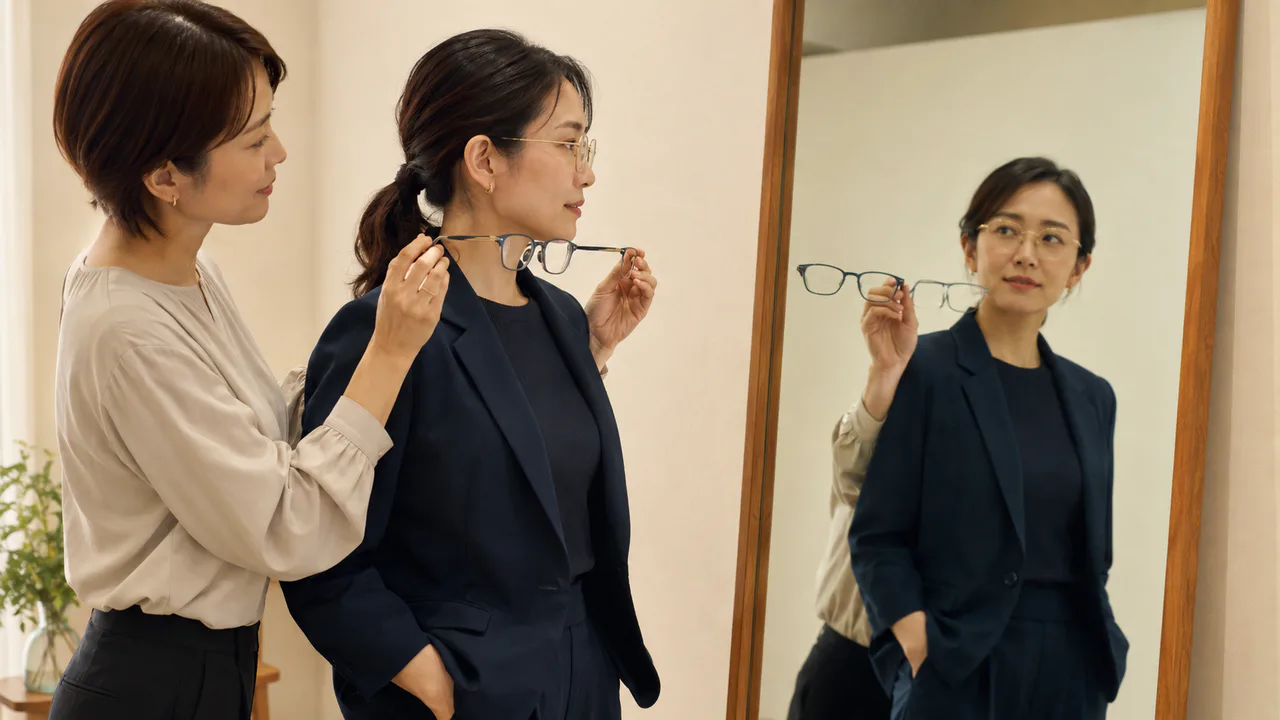 服・色・顔まわりを相談するイメージ