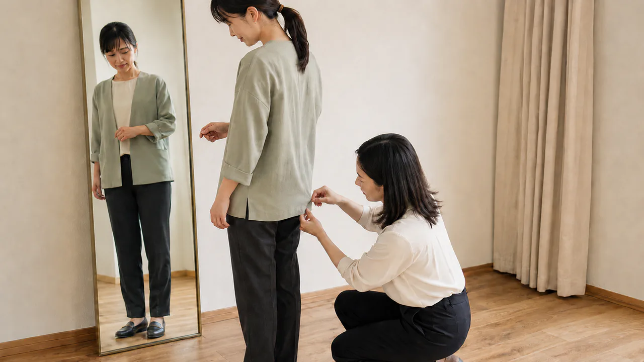 服・色・顔まわりを相談するイメージ