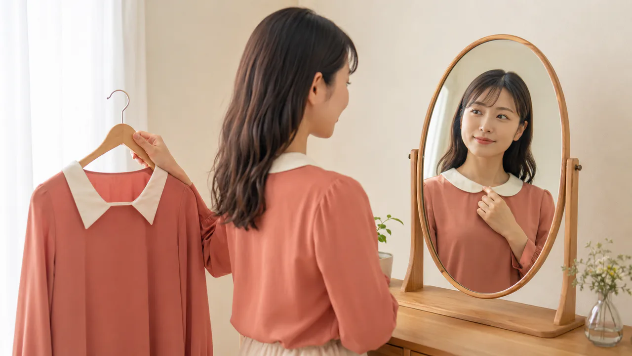 服・色・顔まわりを相談するイメージ